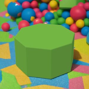 Пуф с форма на 8