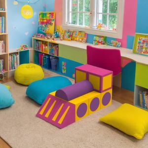 Комплект  с модул мека мебел "Влак"