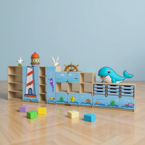 Комплект  мебели за играчки „Морски приключения“ –  елементи №6, 7, 8, 9, 11, 12, 13