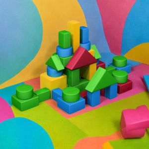 Комплект пуфове "Мек конструктор"