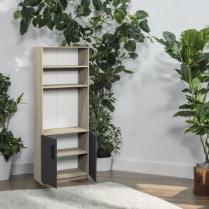 Полуотворен шкаф с рафтове