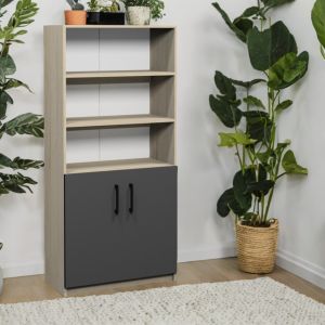 Полуотворен шкаф с рафтове