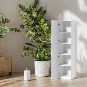 Вертикален шкаф с рафтове